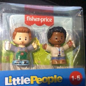 NIB Fisher-Price LittlePeople - Barista & Customer - Starbucks Coffee Latte